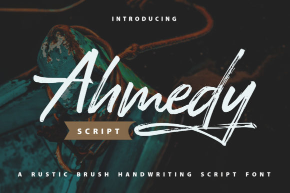 Ahmedy Rustic Brush Handwriting Script: Where Authenticity Meets Design Versatility