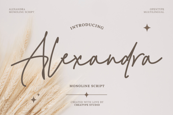 Alexandra: Elegant Handwritten Font