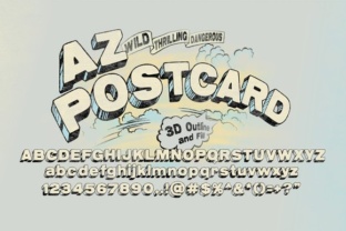 AZ Postcard 3D
