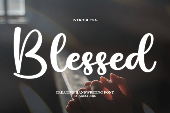 Blessed: A Delicate Handwritten Font