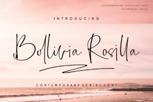 Bollivia Rosilla: The Elegant Script Font Redefining Feminine Typography in Modern Design