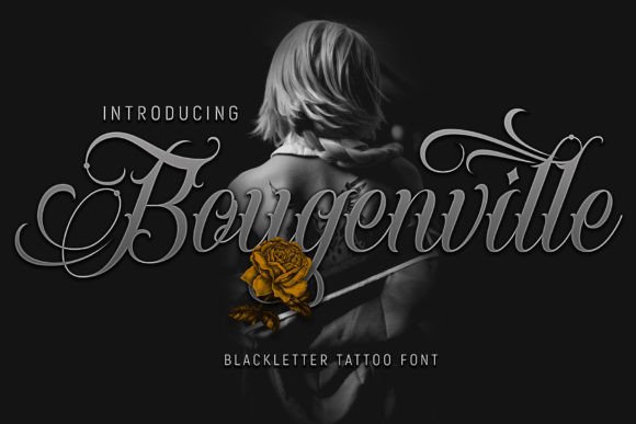 Bougenville: The Modern Blackletter Font That Delivers Impact Without Compromise