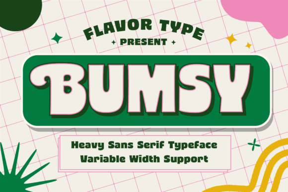 Bumsy: A Bold, Playful Display Font