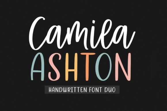 Camila Ashton: A Handwritten Font That Elevates Design