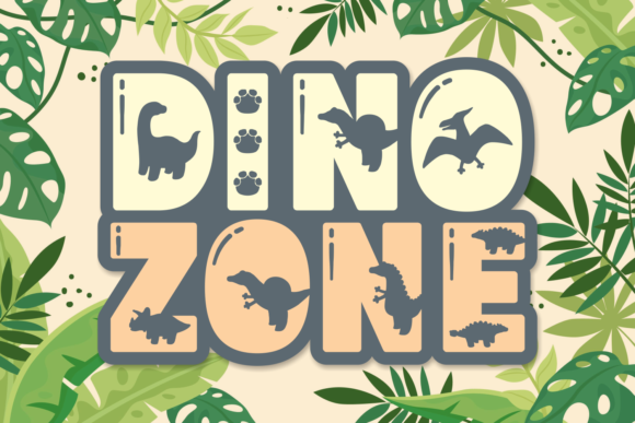 Dino Zone: The Playful, Dinosaur-Inspired Font That Brings Joy to Kids’ Designs