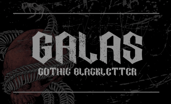 Galas: The Gothic Typeface That Commands Attention in Digital and Print Design