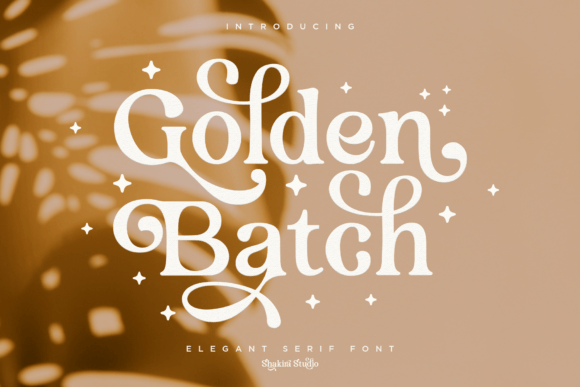 Golden Batch: Where Vintage Elegance Meets Modern Typography