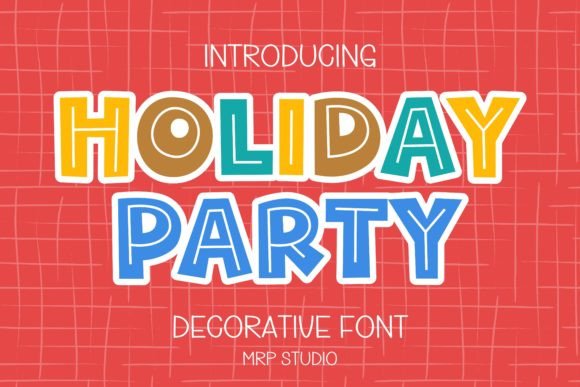Holiday Party Font
