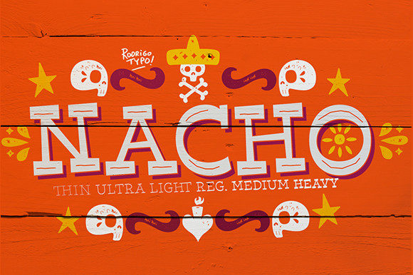 Nacho: A Vibrant Slab Serif with Mexican Soul