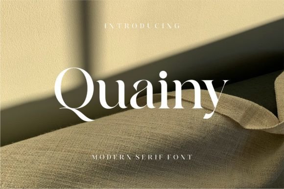 Quainy: Minimalist Elegance in Typography