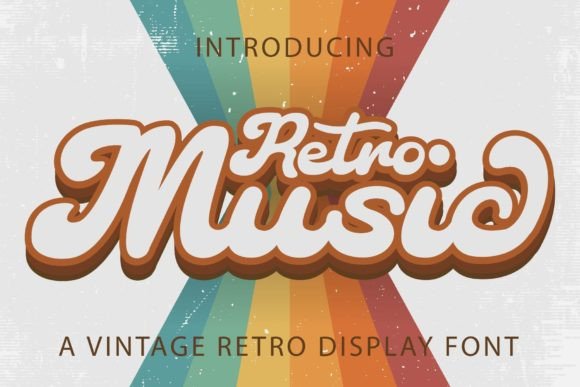 Retro Music: The Vintage Display Font That Bridges Nostalgia and Modern Design