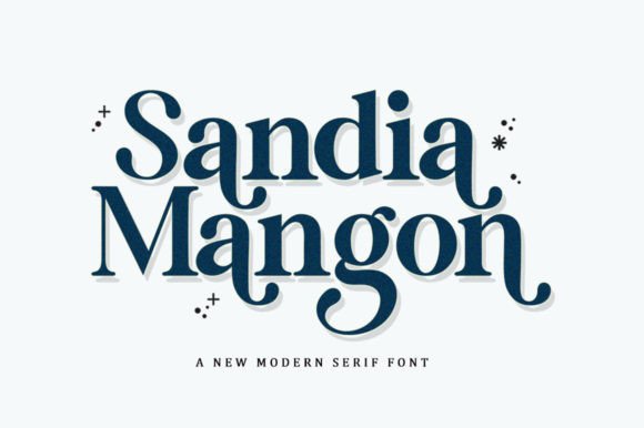 Sandia Mangon: A Sophisticated Serif for Modern Design