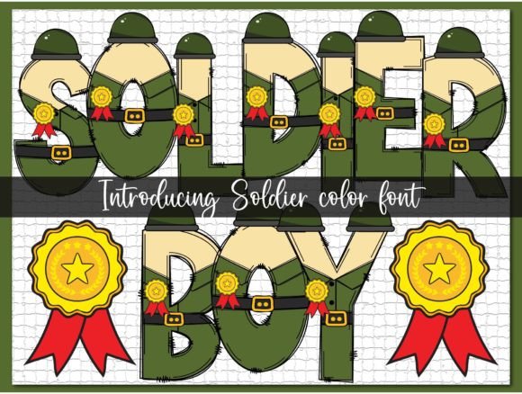 Soldier Boy: A Bold, Original Color Font for Creative Impact
