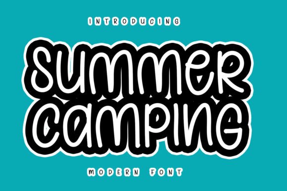 Summer Camping: A Fresh Font for Creative Projects