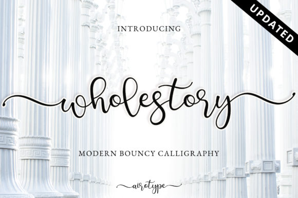Wholestory: The Handwritten Font That Elevates Every Design Moment